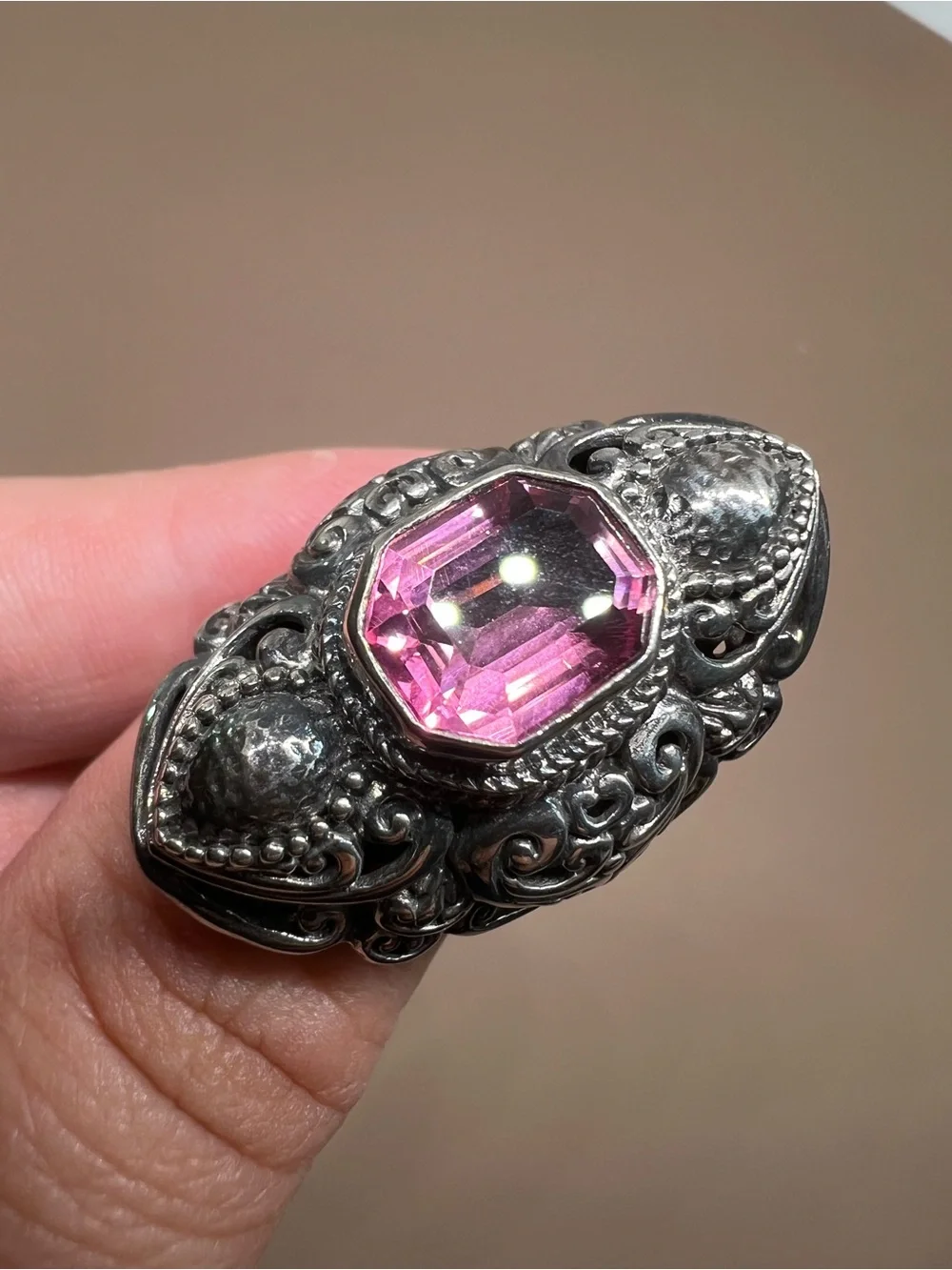 SARDA FAITH OVER FEAR RING III™ IN RIGHT WAVE™ MYSTIC QUARTZ